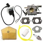 HURI Carburetor Ignition Coil for Husqvarna 51 55 Chainsaw WT-170-1 WT-170 503281504