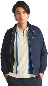 Members Only Men's Big & Tall Classic Iconic Racer, Slim Fit Jacket (Navy, 5XL)