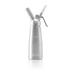 Nuvantee Cream Whipper (1-Pint) - Professional Aluminum Whipped Cream Dispenser with 3 Decorating Nozzles - Uses Standard N20 Cartridges (not Included)