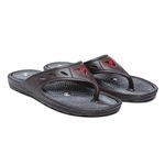 Unistar Advanced Acupressure Slippers - Enhanced Blood Circulation, Reduces Muscle Stress, and Pain Relief | Orthopedic Flip-Flops | For Men's & Women's (Brown)
