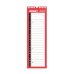 2025 Calendar Slim Month to View Spiral Bound Wall Planner Organiser Calendar for Home Business Office School 1 January 2025 to 31 December 2025