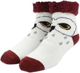 Harry Potter Big Face Hedwig Women's Quarter Crew Ankle Sock