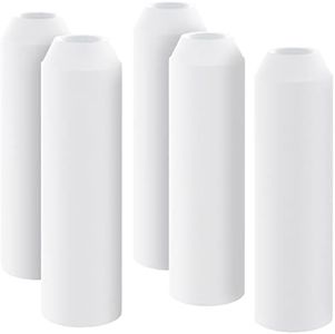 Pawfly Cylindres de Pierre à air pour Aquarium, 5 Pièces Mini Bubbler Blanc de Remplacement pour Tube spécifique Classic Flow Halo et Life Fish Tanks Diffuseur de Bulles pour Nano Air Pumps