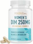 DIM Supplement 250 mg | Hormone Balance Supplements Women | Menopause & PMS Relief, PCOS & Estrogen Metabolism Support Supplements with Dong Quai | Gluten-Free, 2-Month Supply