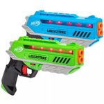 Nerf Laser Strike 2 Player Laser Tag Game Pack Complete with 2 300ft Range Blasters - Indoor or Outdoor Play Arcade Games