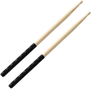 Musfunny Drumsticks ANTI-SLIP Handles for Drum Set, Wooden 5A Drum Sticks Exercise for Adults Musical Instrument Percussion Accessories