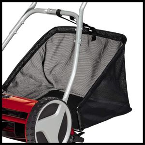 Einhell Hand Push Lawnmower – 40cm Manual Mower, 27L Grass Box, 4 Heights