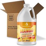 Antibacterial Hand Soap- Mango Scented Moisturizing Pearlized Liquid Hand Wash - Six 1/2 Gallon (64 oz.) Bulk Refill Jugs [Case of Six (384 oz)]. Mango Scented. Non-Toxic. Made In The USA