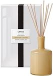 LAFCO New York Signature Reed Diffuser, Chamomile Lavender - 15 oz - Up to 9 Months Fragrance Life - Reusable, Hand Blown Glass Vessel - Natural Wood Reeds - Made in The USA