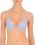 Natori Women's Feathers Luxe Contour Underwire Bra 721255, Cosmic Sky, 30DD