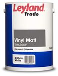 Leyland Trade 264803 Vinyl Matt Emulsion Paint - Brilliant White 5L