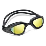 Jmbabe Swimming Goggles, Anti Fog No Leakage Clear Vision UV Protection Anti Slip Swim Goggles with Protection Case and Soft Silicone Nose Bridge for Adult Men Women Youth