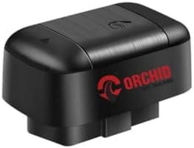 Orchid OBD Plug & Play GPS Tracker for Car with 1 Year Free Airtel Sim & Software | Hidden GPS Tracker for Kids Safety, Car Security, and Vehicle Tracking Device | Black