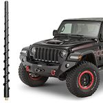 VOFONO 13 Inch Antenna for Jeep Wrangler Gladiator 2007-2024, Short Antenna Upgrade for Jeep JL JK Radio Antenna Rubicon Sahara Unlimited Sport Willys 4xe Mojave High Altitude Jeep Accessories