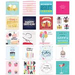 Ruby Ashley Birthday Cards Multipack - 20 Pack of Birthday Cards For Adults or Children. Assorted Birthday Cards and Envelopes