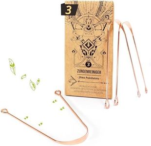 Nature Nerds - Cure-langues en cuivre (3 pièces) - Jihwa Prakshalana - Un rituel de ayurvédique avec le gratte-langue - hygiène buccale sans plastique