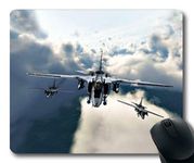 YENDOSTEEN fighter jets,Mouse mat,fighter robots,Mouse Pad with Stitched Edges