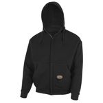 Pioneer V2570270-XL Flame Resistant Heavyweight Safety Hoodie, Black, XL