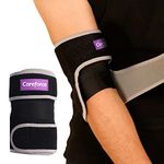 Careforce Elbow Support For Gym Elbow Band For Pain Relief Tennis Elbow Band For Men & Women Tennis Elbow Support For Badminton Cricket & Sports Elbow Sleeves / Elbow Guard / Elbow Brace / Elbow Cap-Free Size