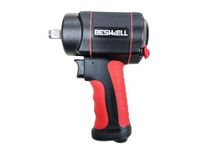 BESWELL-1/2" Economic Level Stubby Size Jumbo Hammer Air Impact Wrench-BW-112B3N 1200N.M /885Ft.lbs Max Loosen Torque