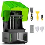 ELEGOO Saturn 4 Resin 3D Printer, 10 inch 12K HD Mono LCD, Smart Automatic Leveling, Intelligent Detection, 218x122x220 mm³ Large Printing Size