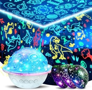 Luz Nocturna Niños 2 3 4 5 Años Regalo Dinosaurio Niños 2-6 Años Juguete Dinosaurio 2-5 Años Dino Cielo Estrellado Proyector Niños Regalo Niño 3-9 Años Lámpara de Dinosaurio Niño de 3-6 Años