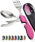 Orblue 4-in-1 Camping Utensils, 2-P