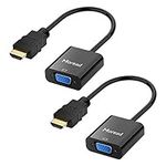 Moread HDMI to VGA, 2 Pack, Gold-Pl