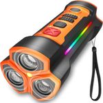 Chwwen Dog Bark Deterrent Devices 2025 Release Anti Barking Device for Dogs Barking Silencer in 55FT Indoor Outdoor 3X Head Anti Bark Device with Flashlight &Party Flashlight Portable Training Tool