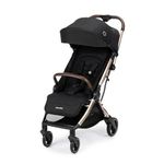 Maxi-Cosi Eva3 Pushchair, 0-4 Years, 0-22 kg, Baby Stroller, Lightweight & Compact Stroller, Full Lie-Flat Position, 3 Recline Positions, Automatic Fold, Carry Strap, Essential Black Champagne