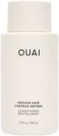 OUAI Medium Conditioner - Hydrating Hair Conditioner with Coconut Oil, Babassu Oil, and Keratin - Strengthens, Repairs and Adds Shine - Paraben and Phthalate Free Hair Care Products - 10 oz