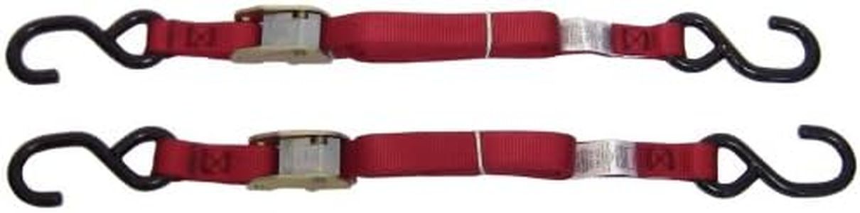 Ancra 40888-10-04 Red Original Premium Cam Buckle Tie Down, 8 Pack