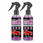 3 in 1 High Protection Car Quick Coating Spray, Car Rapid Ceramic Paint Coating, Nano Polishing Spray, Plastic Parts Refurbisher, Fine Scratch Repair, Extremely Hydrophobic (2 PC Car)