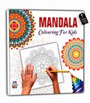 Mandala Art Book for Kids Tear Out Sheets (Enhance Art Coloring, Drawing Skills, Mandala Practice) High Quality Big 160 GSM for Frame After Colouring - Perfect Gift for Teens