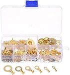 150PCS Copper Ring Terminal Open Barrel Wire Crimp Copper Kit