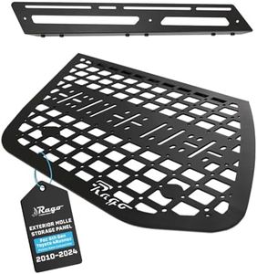 Rago Fabrication Exterior Molle Storage Panels for 2010-2024 Toyota 4Runner 5th gen | Driver Side Panel | Prinsu Rack Compatible | SUV Rear Storage | Made in The USA (Driver Side)