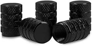 kwmobile 5X Valve Cap - Metal Tire 