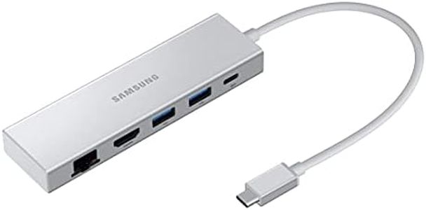 Samsung Multiport Adapter - USB C, USB C, HDMI FHD& RJ45 Silver