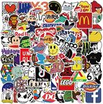 Stickers Pack,100PCS Cool Brand Bomb Vinyl Stickers,Waterproof Graffiti Sticker for Teens Kids Adults Laptop Computer Skateboard Water Bottles Bicycle Helmet Phone Luggage Decal Patches Sticker