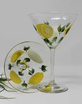 Hand Painted Martini Glasses - for 