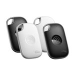 Tile by Life360 Pro - Powerful Bluetooth Tracker, Key Finder and Item Locator for Keys Bags, and More, Both iOS and Android Compatible, Phone Finder, Pack of 4 (Black/White)
