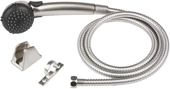 Dura Faucet DF-SA400K-SN RV Hand Held Shower Head - Stainless Steel Hose Kit (Brushed Satin Nickel)