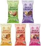 Daily Crunch Sprouted Almonds, 1.5 Ounce Mini, On-The-Go Bags, Sprouted and Dehydrated for a Unique Crunch, Keto Friendly, Non-GMO (5 Count) (1.5 Ounce, Variety Pack)