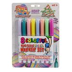 The Original EggMazing Easter Egg - Treemendous Christmas Tree Ornament Decorator - DinoMazing Dinosaur Egg Replacement 8 Colorful Non-Toxic Marker Set (Pastel)