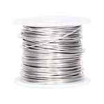 18 Gauge (0.04'') Stainless Steel Craft Wire for Jewelry Making, 165 feet Dead Soft Stainless Steel Bailing Wire Snare Wire for Craft and Jewelry Making, Round Selection