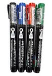 Faber-Castell Thick Permanent Marker Pen (Pack Of 10-2Blue+2Red+2Green+4Black)