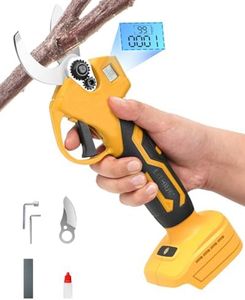 VEITORLD Electric Pruning Shears for DeWalt 20V Battery, Portable Cordless Branch Cutter Tree Trimmer with LCD Display＆Replaceable Blades, 30mm 1.2'' Cutting Diameter for Gardening Tree (NO Battery)