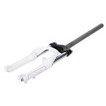 20in Bike Fork, Oil Pressure Suspension Front Fork, Quick Installation, for Mountain Bikers, Strong Outer Pipe, Wear, Smooth, White, (White)