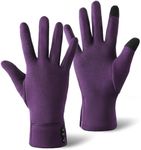 Brook + Bay Women's Gloves for Cold Weather - Women's Gloves w/Touchscreen Fingers - Fleece Gloves for Women - Texting Glove