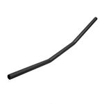 Motorcycle Handlebar, Akozon 7/8Inch 22MM Black Silver Motorbike Bend Handlebar Drag Straight Bar(Black)